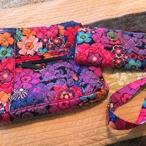 Vera Bradley crossover purse and wallet
